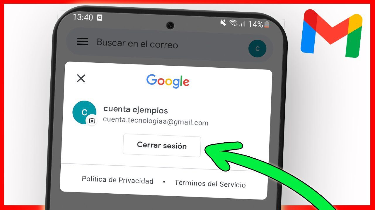 Cómo cerrar sesión en Gmail con varias cuentas activas 2 cerrar sesion 2